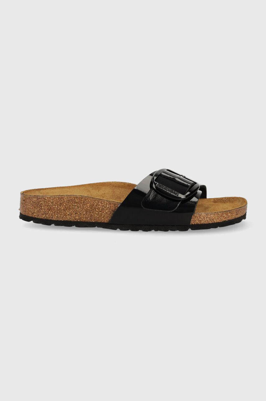 Birkenstock Natikači Madrid ženski črna barva 1026125 - Pepit.si