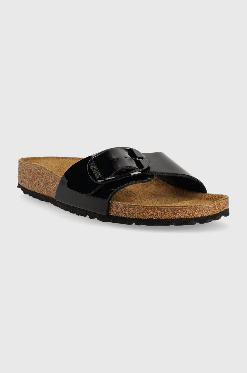 Birkenstock Natikači Madrid ženski črna barva 1026125 - Pepit.si