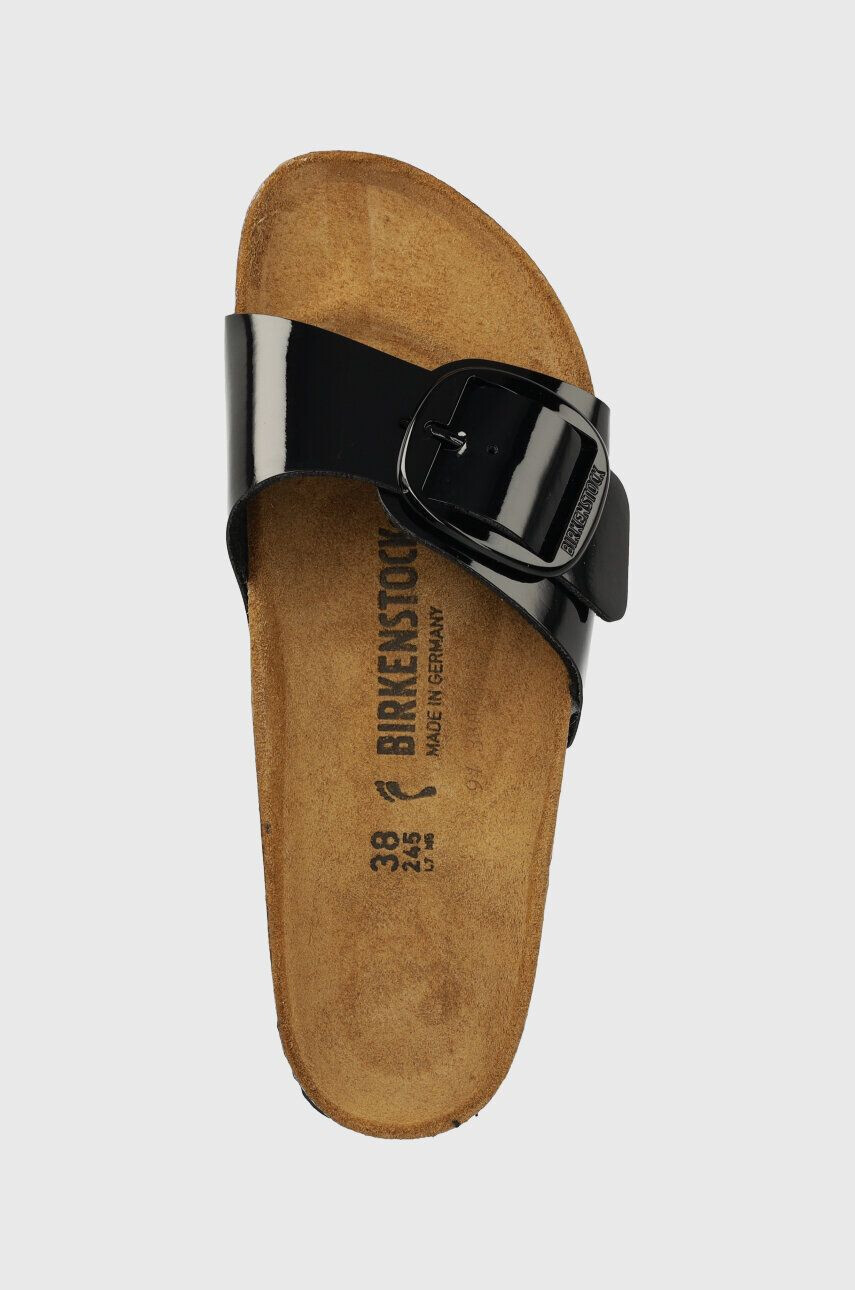 Birkenstock Natikači Madrid ženski črna barva 1026125 - Pepit.si