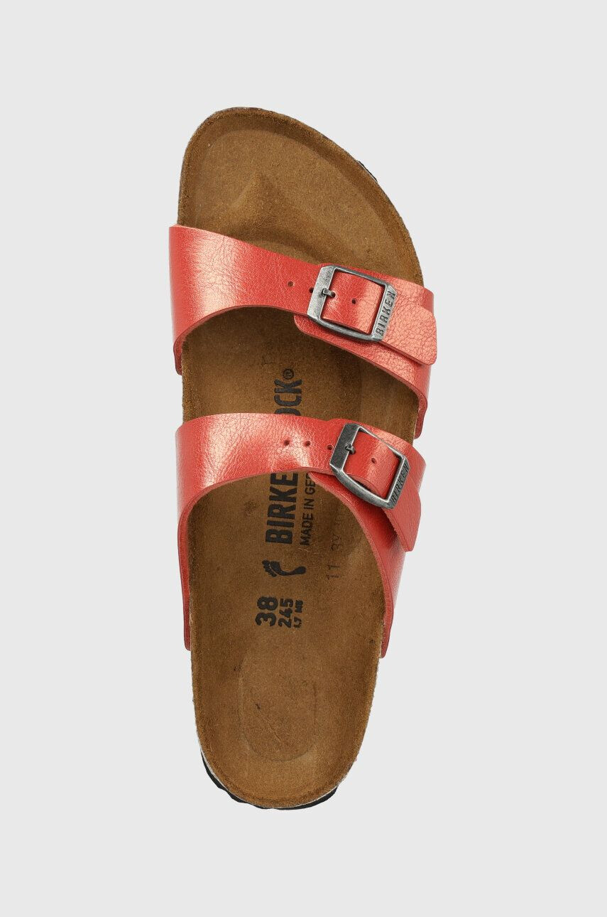 Birkenstock Natikači Sydney ženski rdeča barva 1026162 - Pepit.si