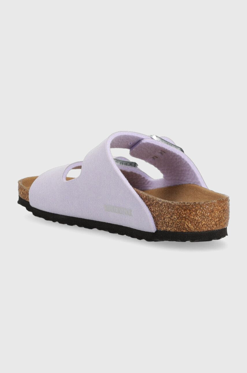 Birkenstock Otroški natikači vijolična barva - Pepit.si