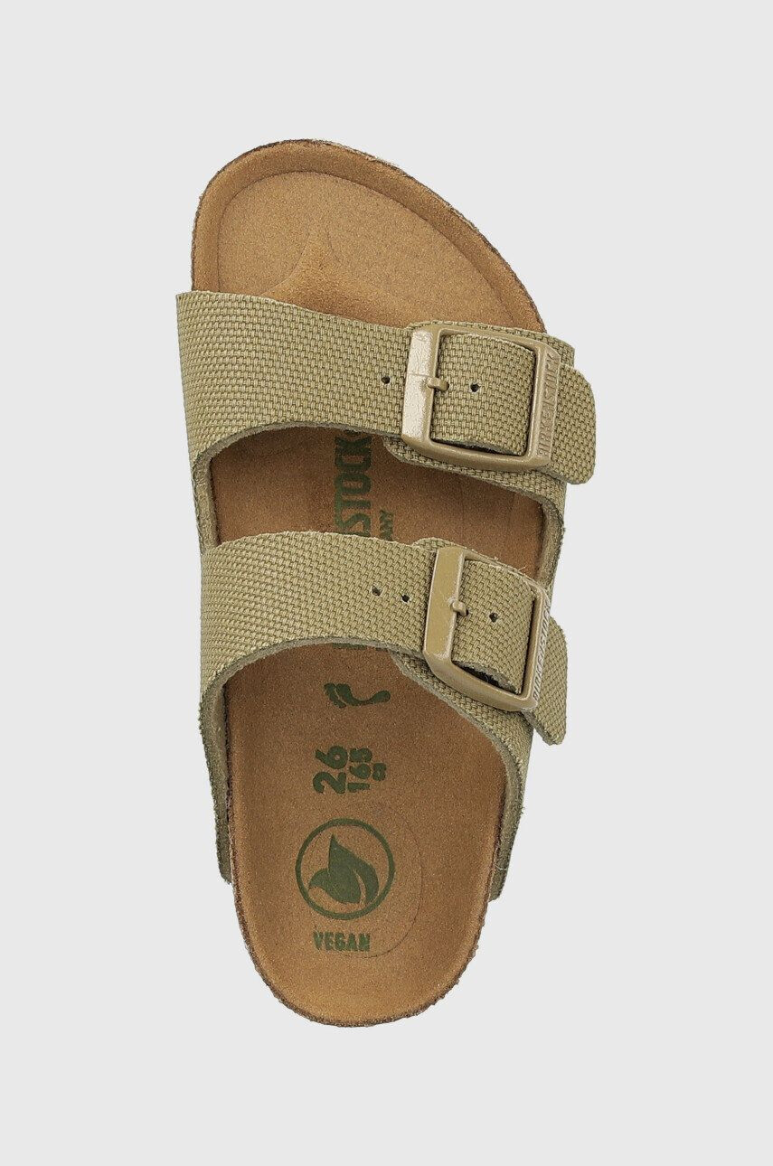 Birkenstock Otroški natikači Arizona zelena barva - Pepit.si