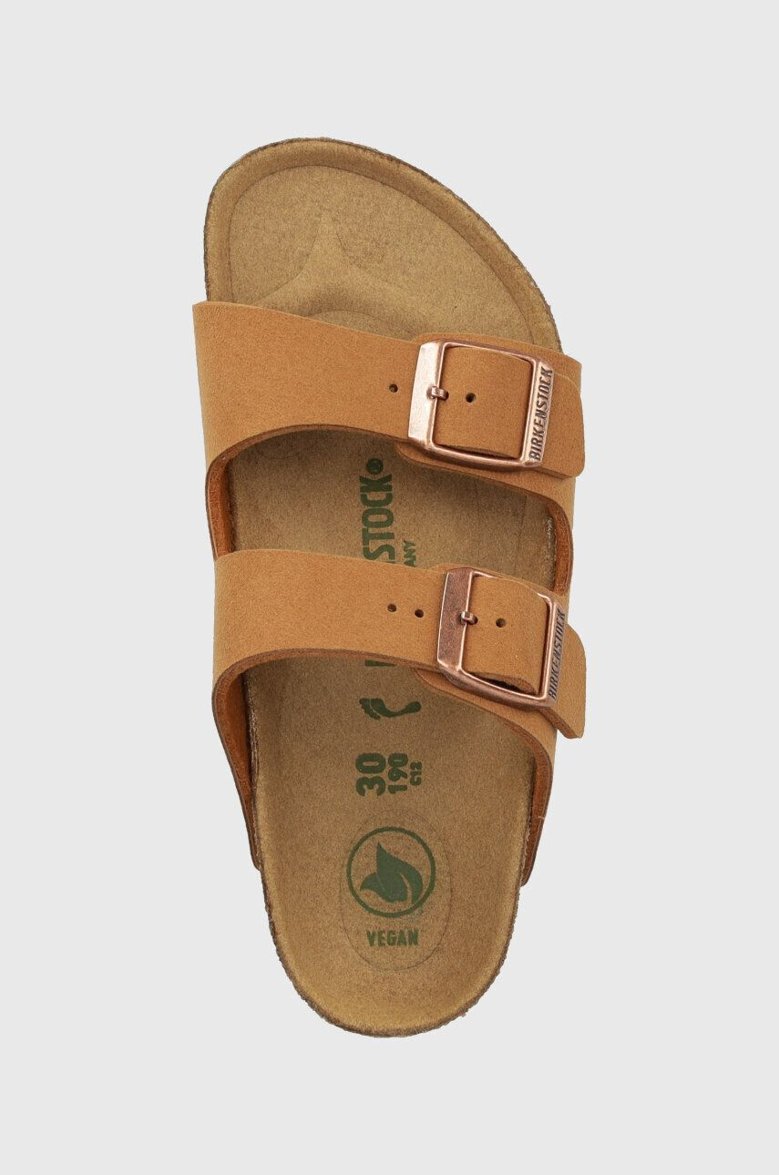 Birkenstock Otroški natikači Arizona rjava barva - Pepit.si