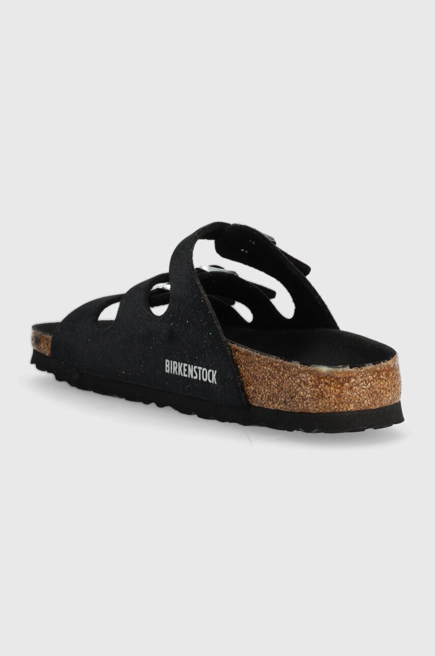 Birkenstock Otroški natikači Florida črna barva - Pepit.si