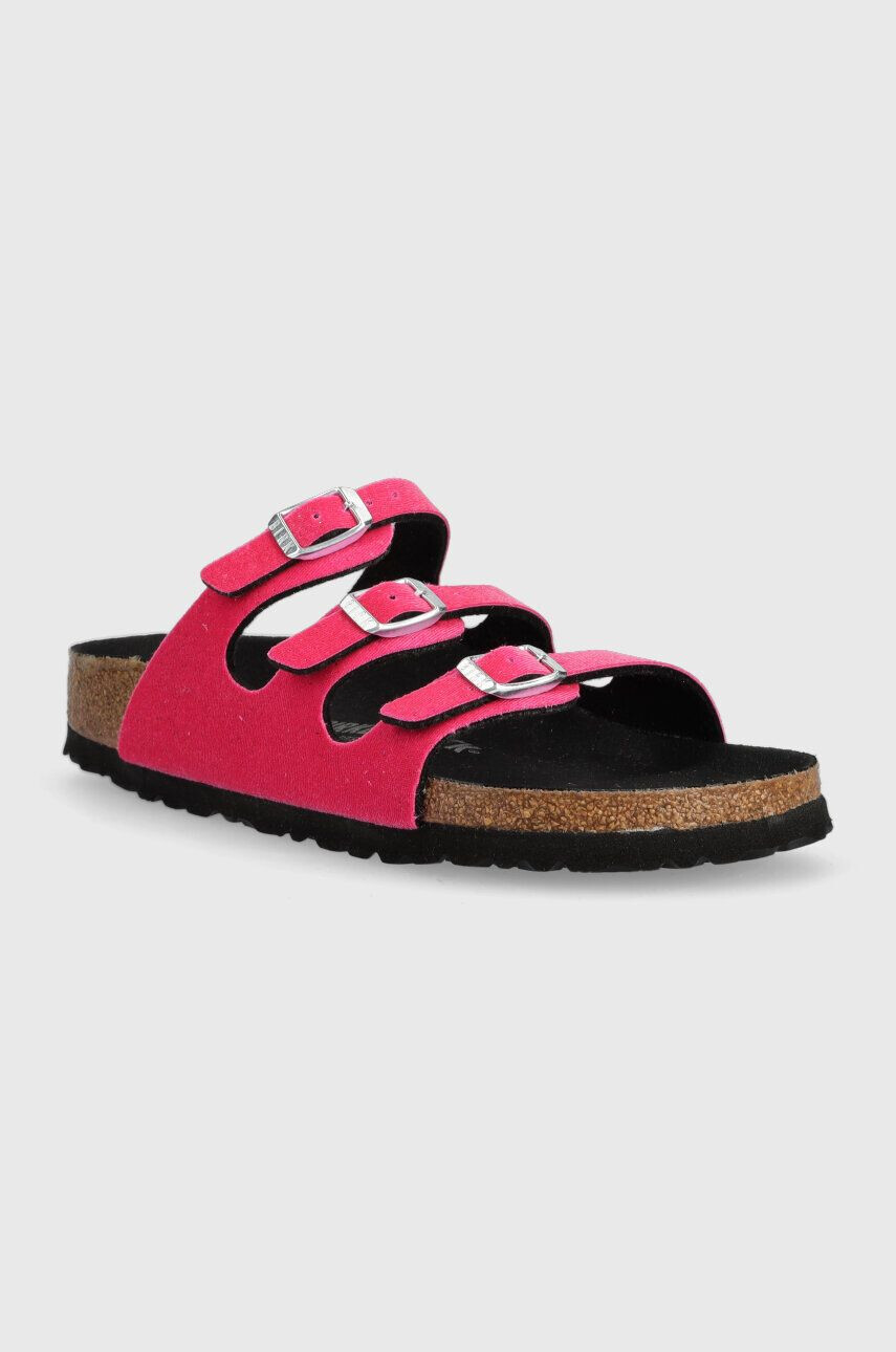 Birkenstock Otroški natikači Florida vijolična barva - Pepit.si