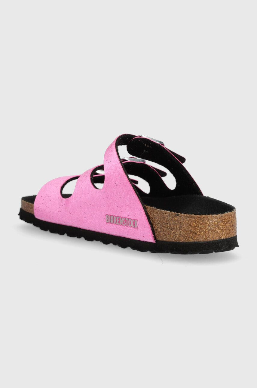 Birkenstock Otroški natikači Florida vijolična barva - Pepit.si