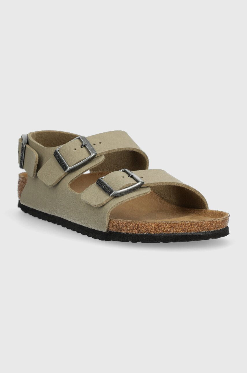 Birkenstock Otroški sandali Milano ženski bež barva - Pepit.si