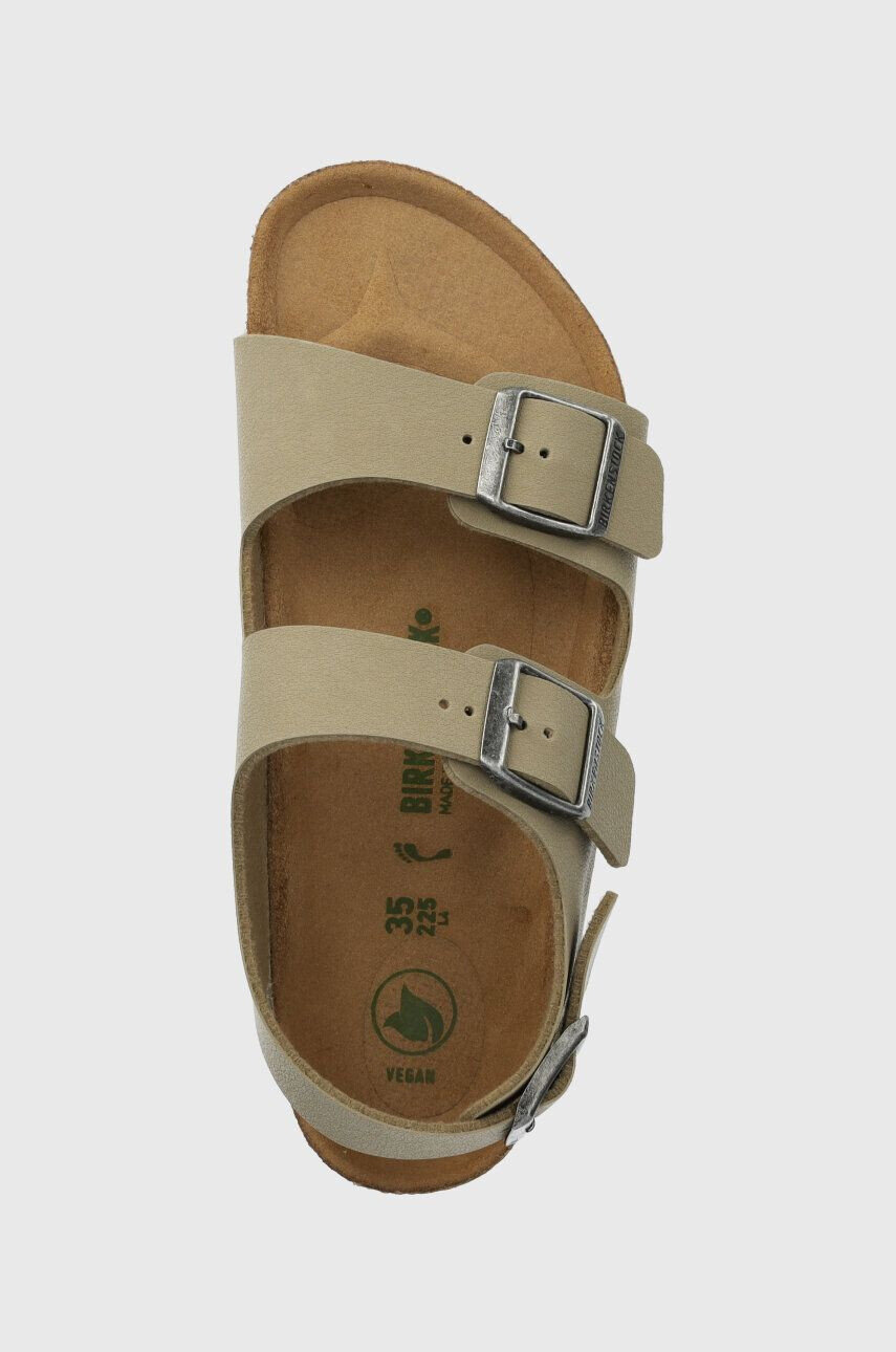 Birkenstock Otroški sandali Milano ženski bež barva - Pepit.si