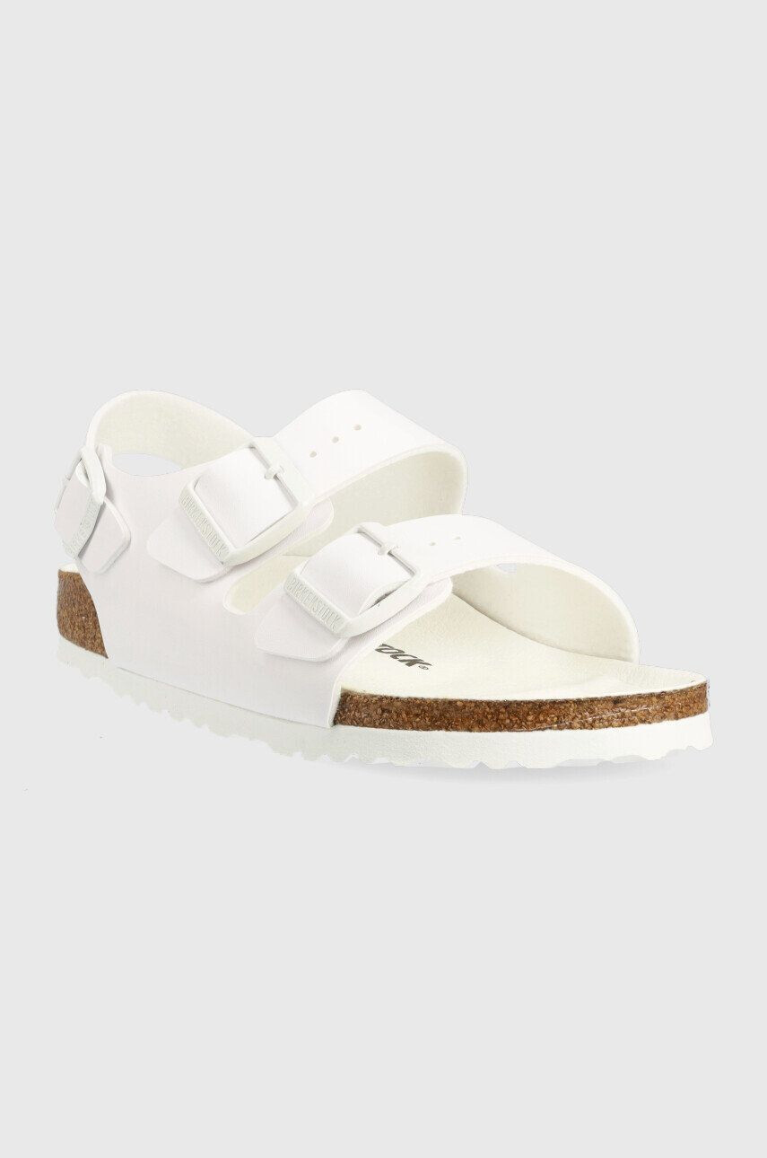 Birkenstock Sandali MILANO ženski bela barva 1025011 - Pepit.si