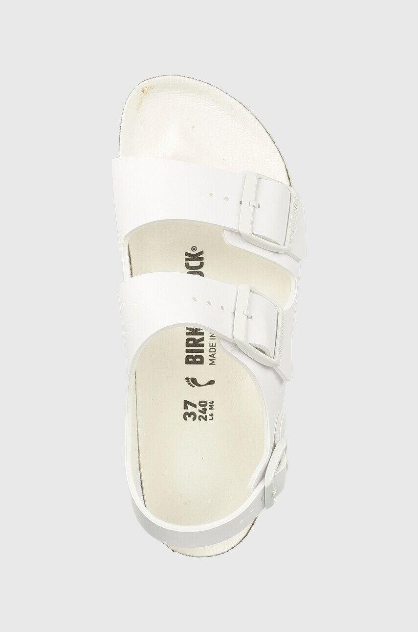 Birkenstock Sandali MILANO ženski bela barva 1025011 - Pepit.si