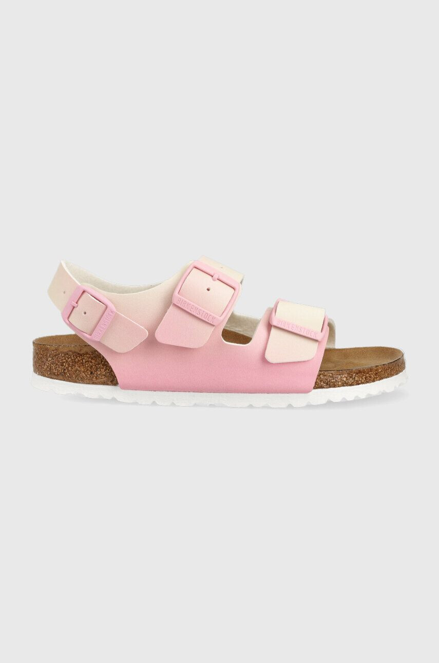 Birkenstock Sandali Milano ženski roza barva 1024152 - Pepit.si