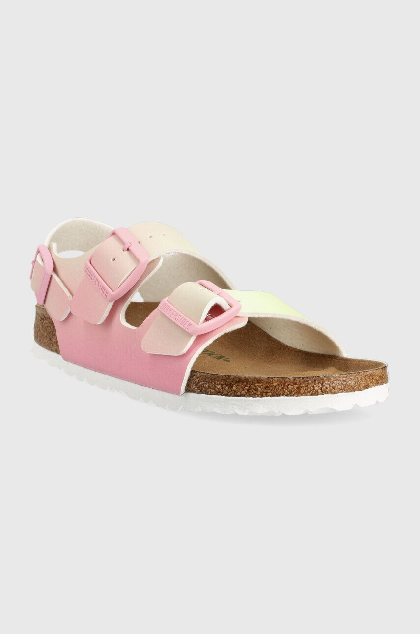 Birkenstock Sandali Milano ženski roza barva 1024152 - Pepit.si