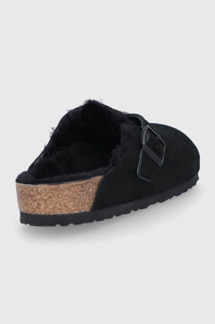 Birkenstock semiš copati Boston VL/Fell - Pepit.si