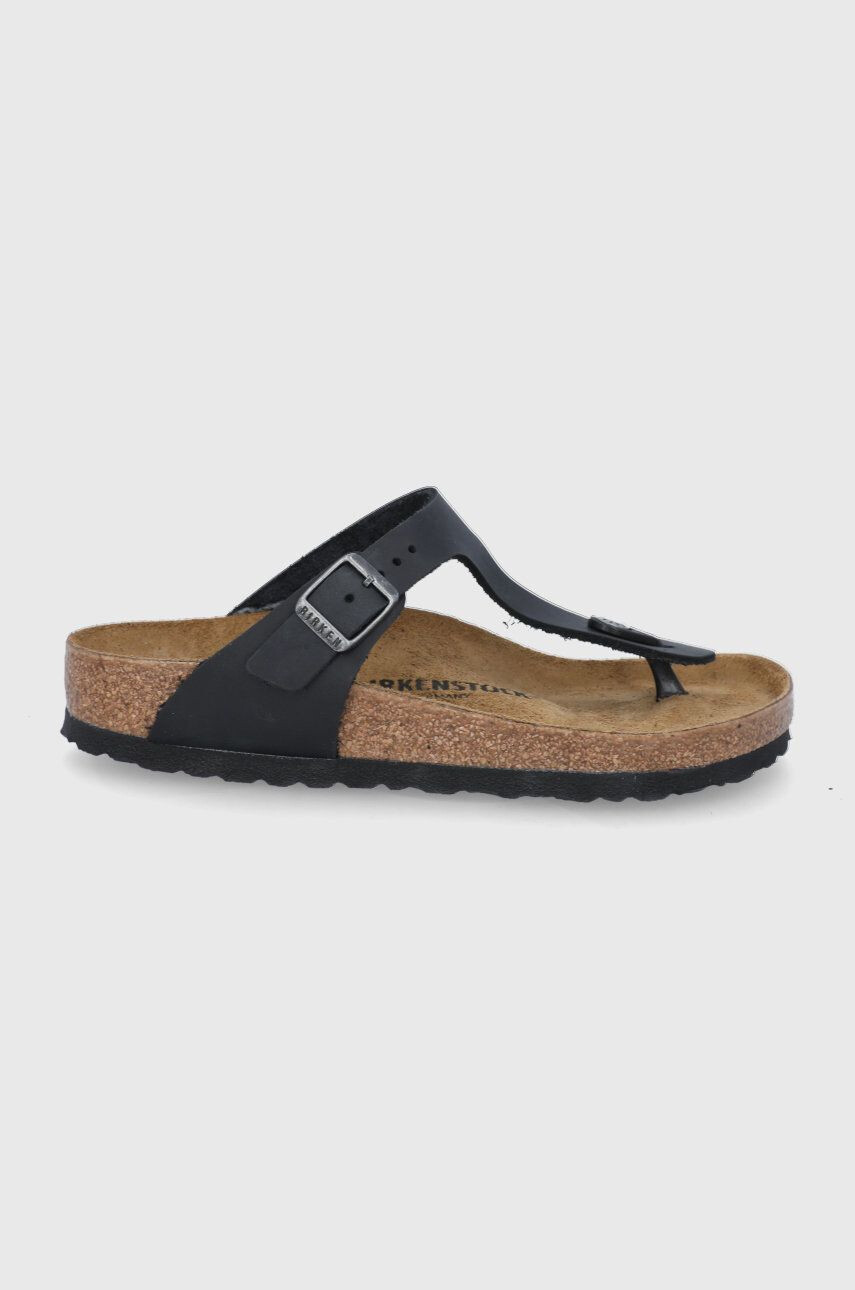 Birkenstock Usnjene japonke Gizeh - Pepit.si