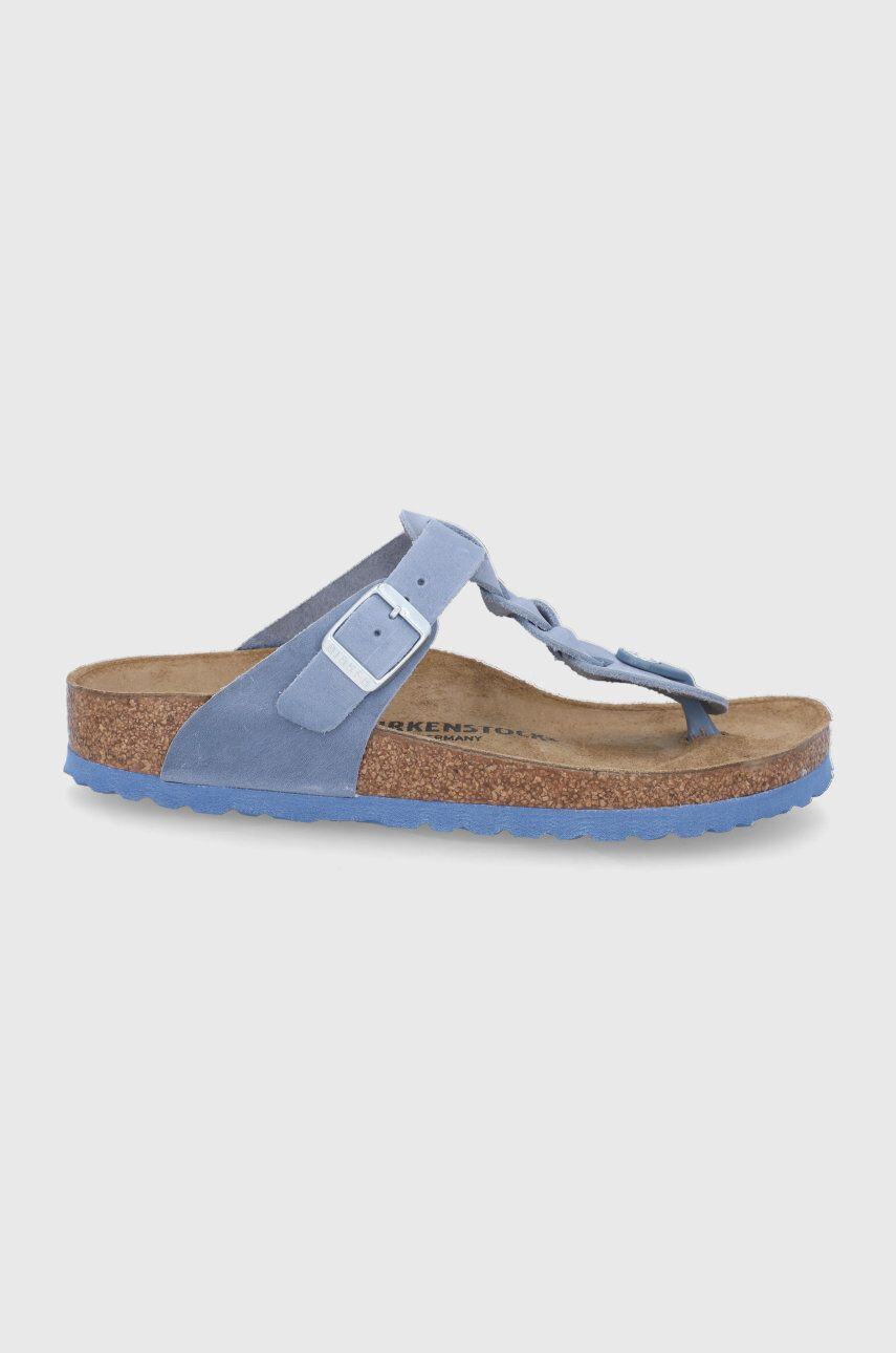 Birkenstock Usnjene japonke Gizeh - Pepit.si