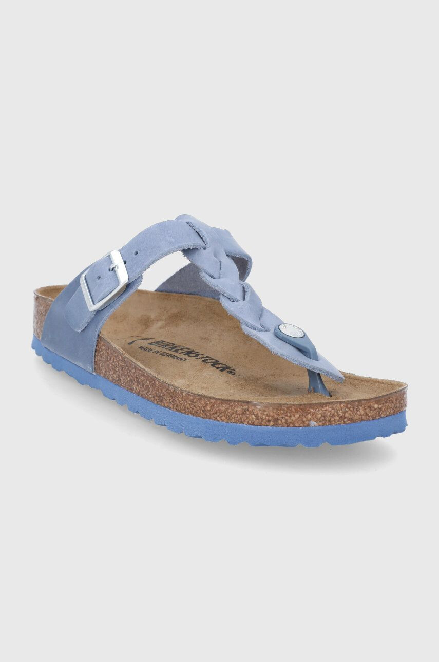 Birkenstock Usnjene japonke Gizeh - Pepit.si