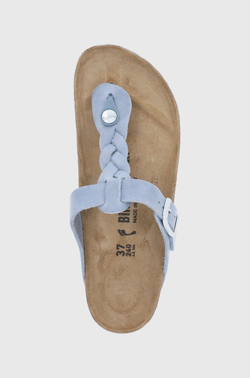 Birkenstock Usnjene japonke Gizeh - Pepit.si