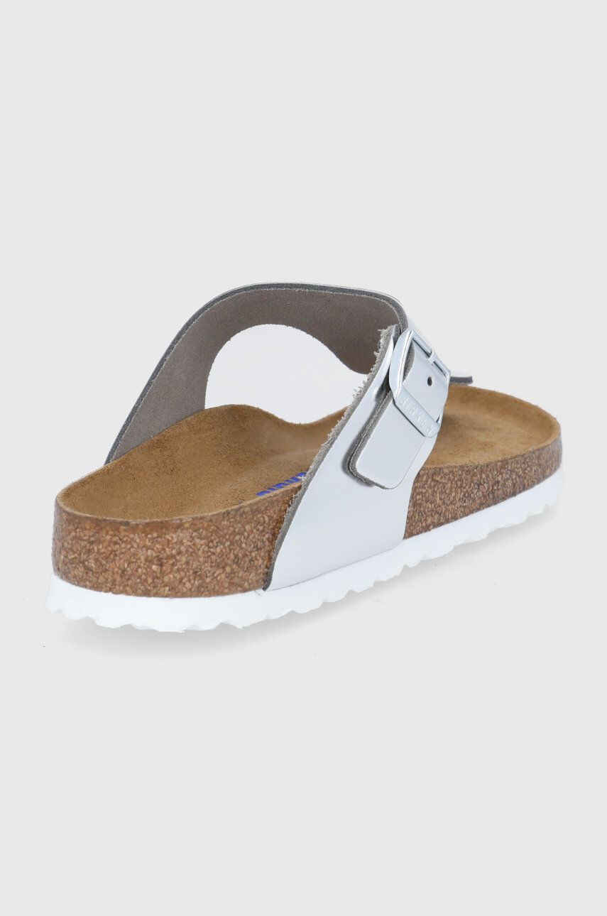 Birkenstock Usnjene japonke Gizeh ženske - Pepit.si