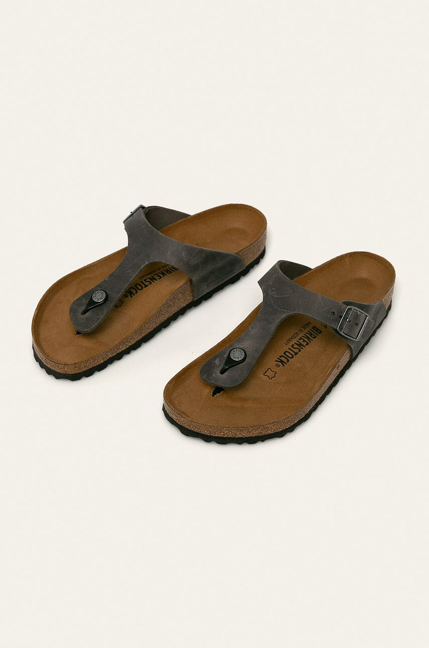 Birkenstock usnjene japonke Gizeh FL - Pepit.si