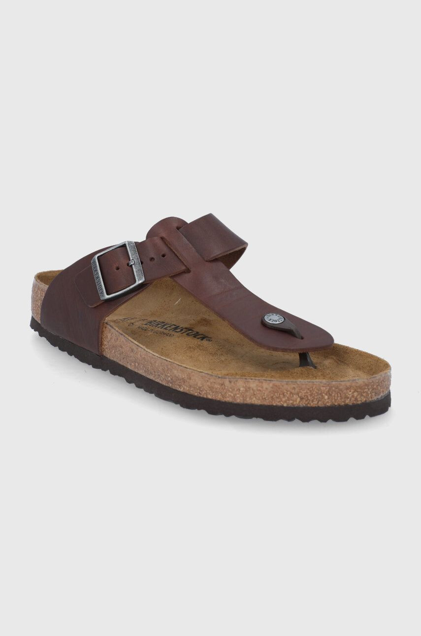 Birkenstock Usnjene japonke Medina - Pepit.si