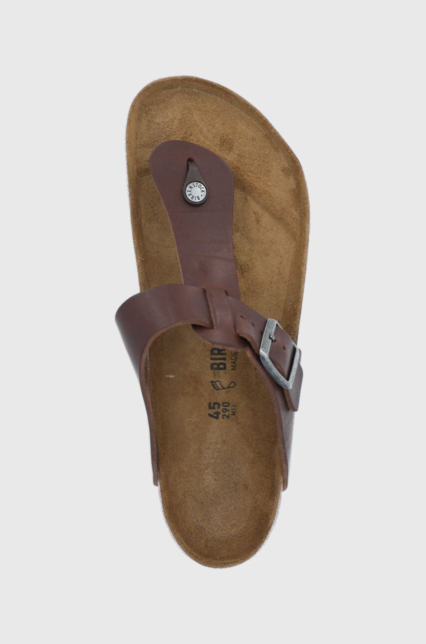 Birkenstock Usnjene japonke Medina - Pepit.si