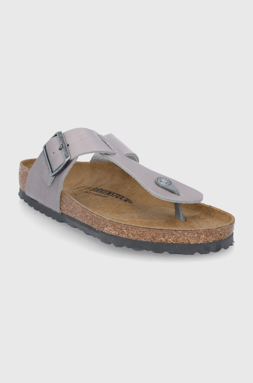 Birkenstock Usnjene japonke Medina - Pepit.si