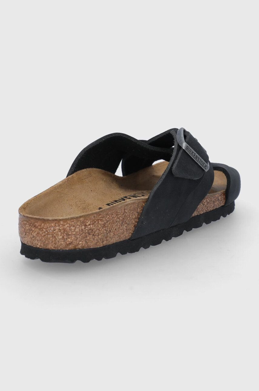 Birkenstock Usnjeni natikači Lugano - Pepit.si