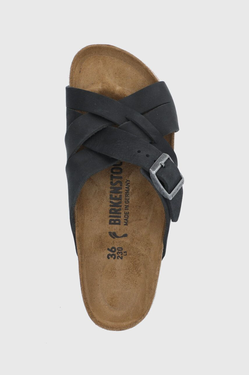 Birkenstock Usnjeni natikači Lugano - Pepit.si