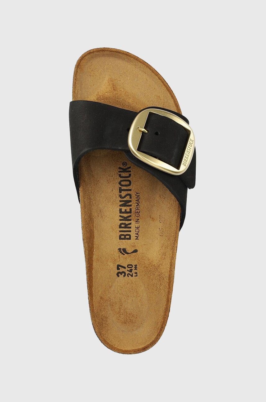 Birkenstock Usnjeni natikači Madrid Big Buckle - Pepit.si