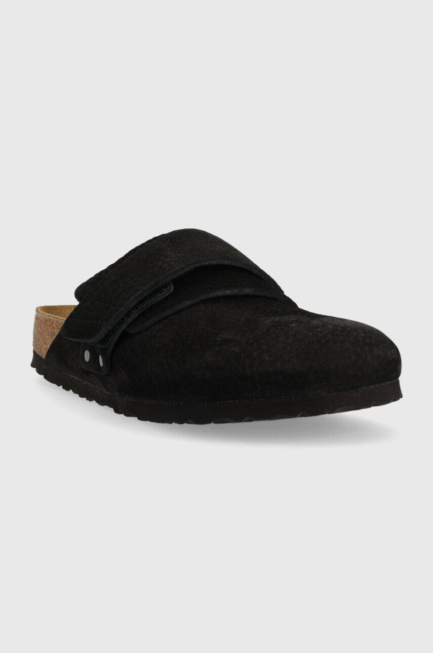 Birkenstock Usnjeni natikači Nagoya moški črna barva 1020413 - Pepit.si