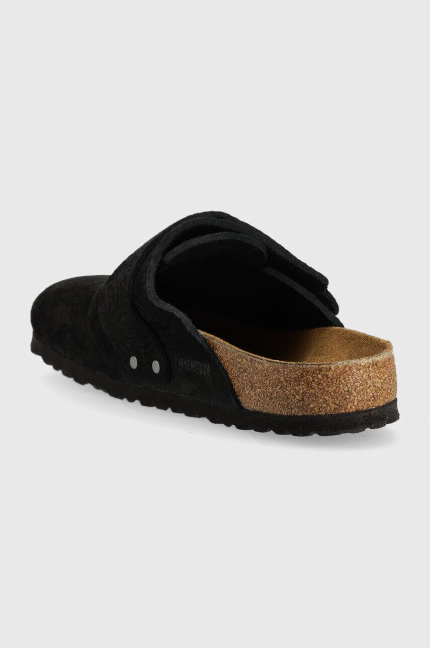 Birkenstock Usnjeni natikači Nagoya moški črna barva 1020413 - Pepit.si