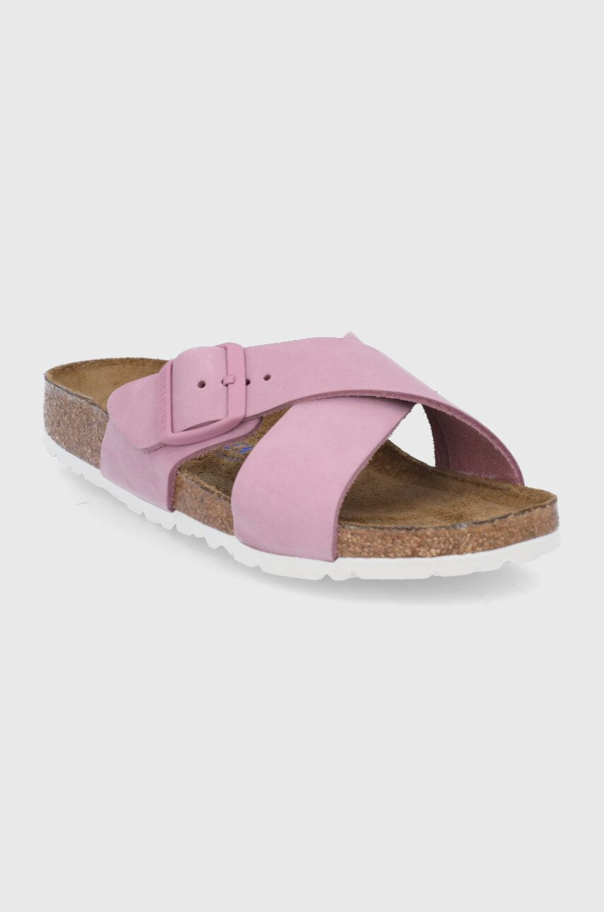 Birkenstock Usnjeni natikači Siena - Pepit.si