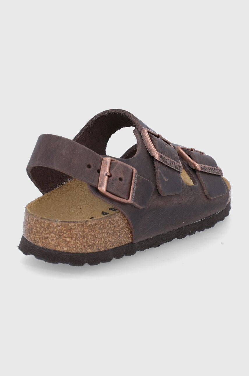 Birkenstock Usnjeni sandali Milano žensko - Pepit.si