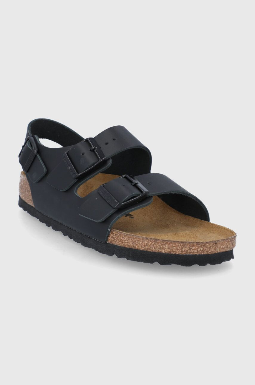 Birkenstock Usnjeni sandali Milano žensko - Pepit.si