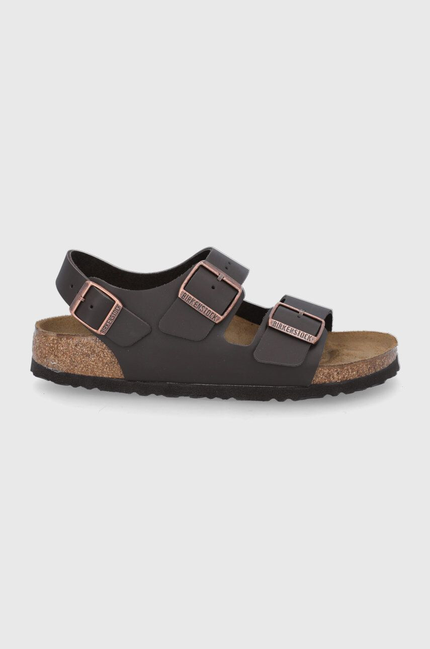 Birkenstock Usnjeni sandali Milano žensko - Pepit.si