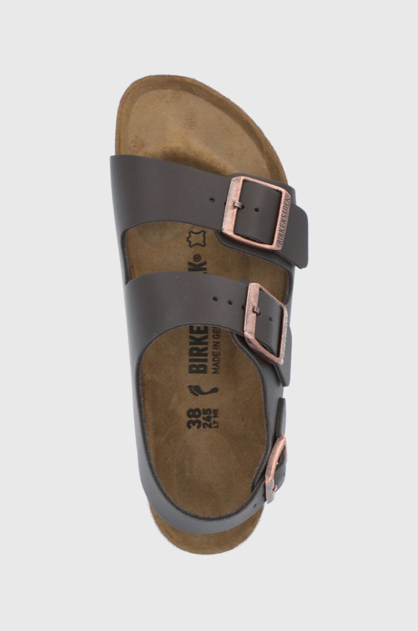 Birkenstock Usnjeni sandali Milano žensko - Pepit.si