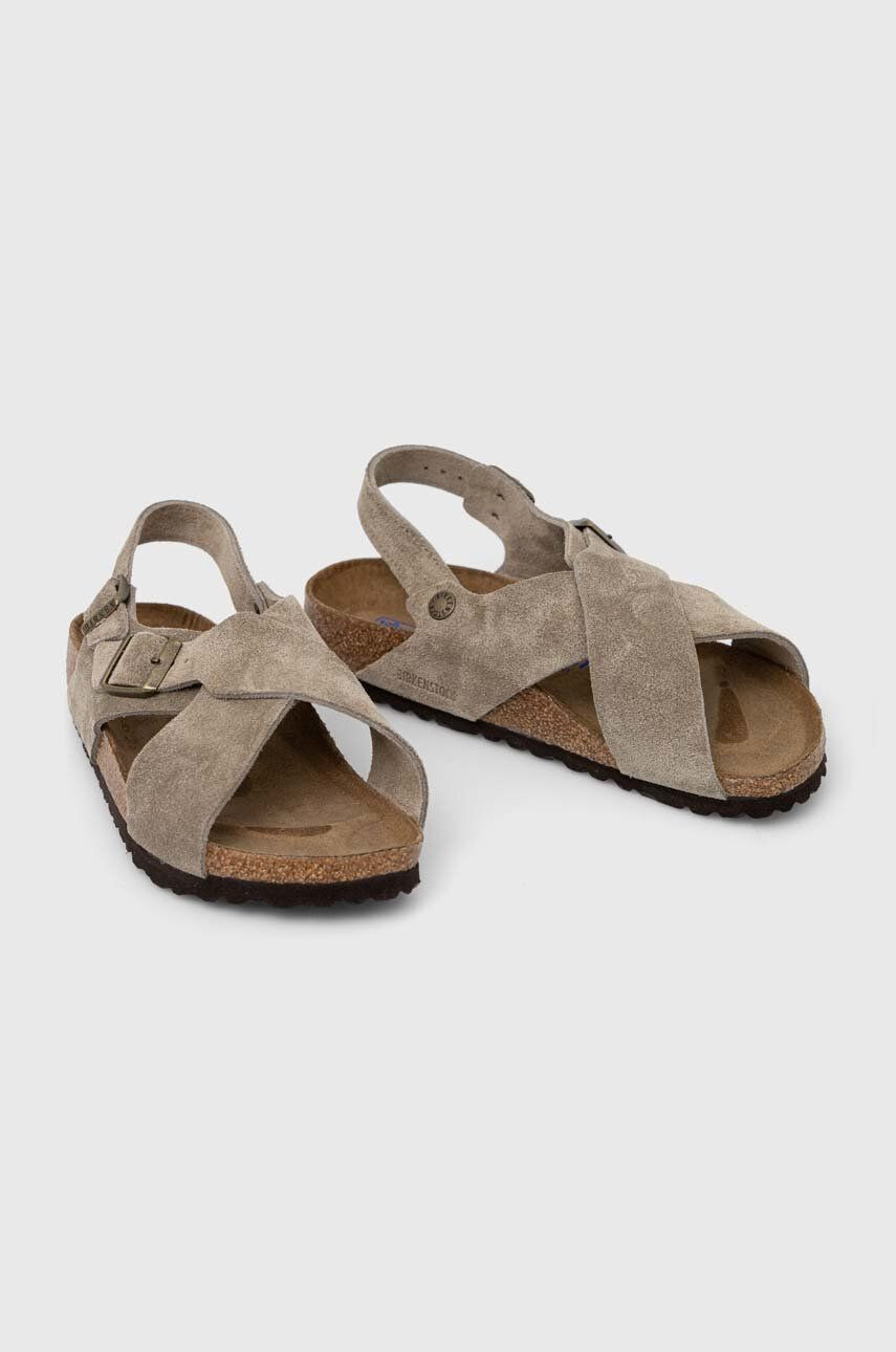 Birkenstock Usnjeni sandali Tulum SFB - Pepit.si