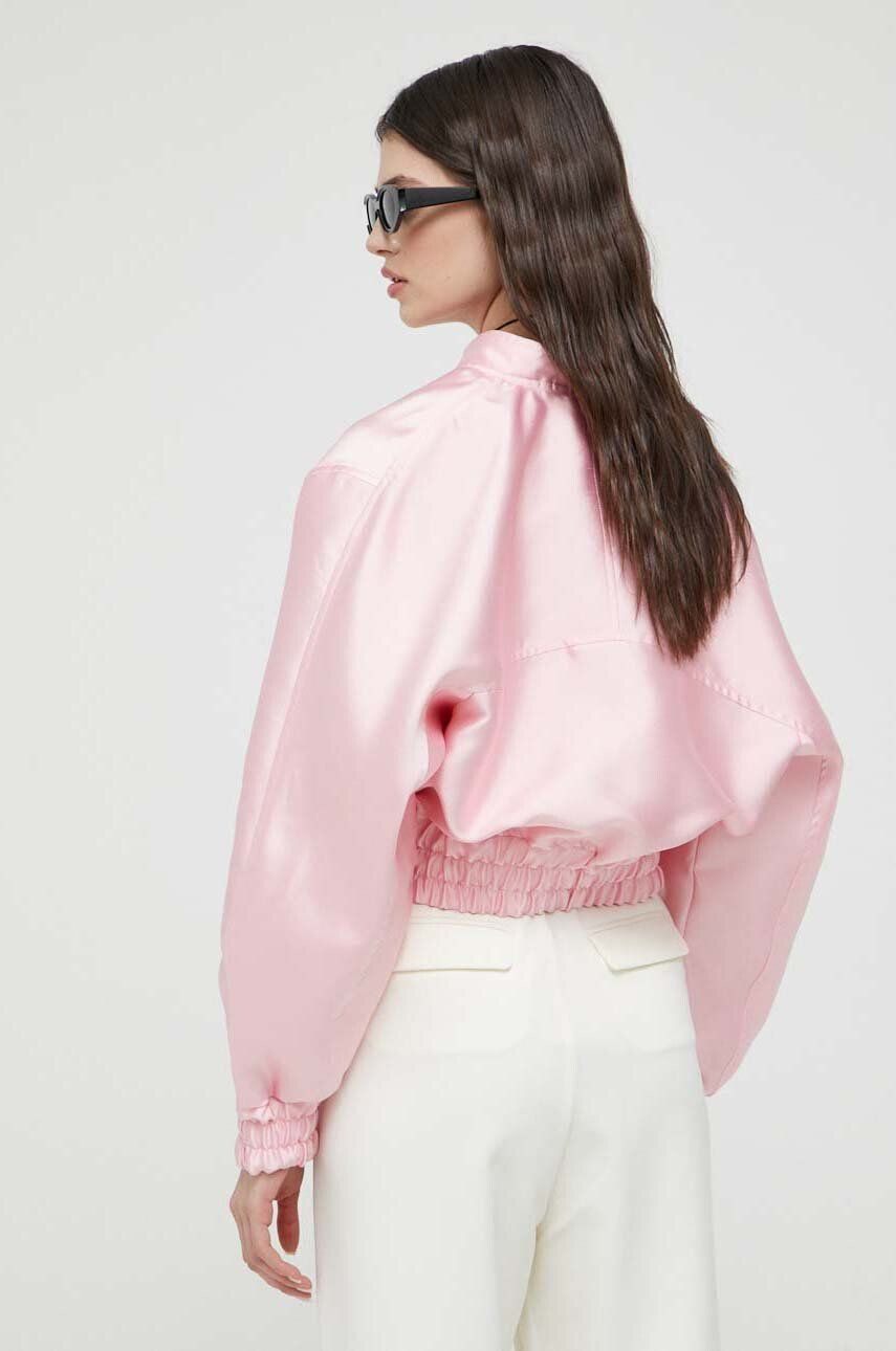 Blugirl Blumarine Bomber jakna ženski roza barva - Pepit.si