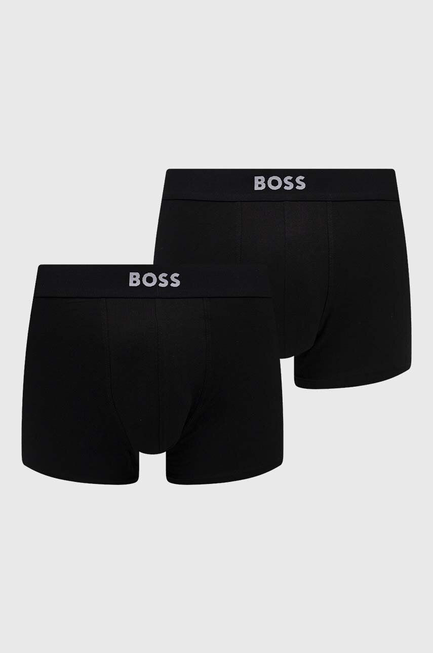 Boss Boksarice 2-pack moški črna barva - Pepit.si