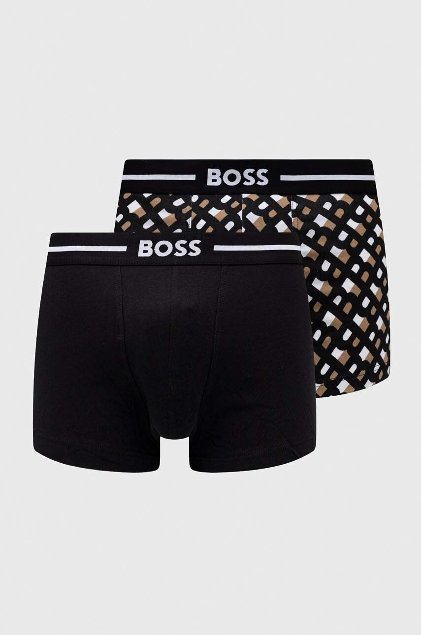 Boss Boksarice 3-pack moški črna barva - Pepit.si