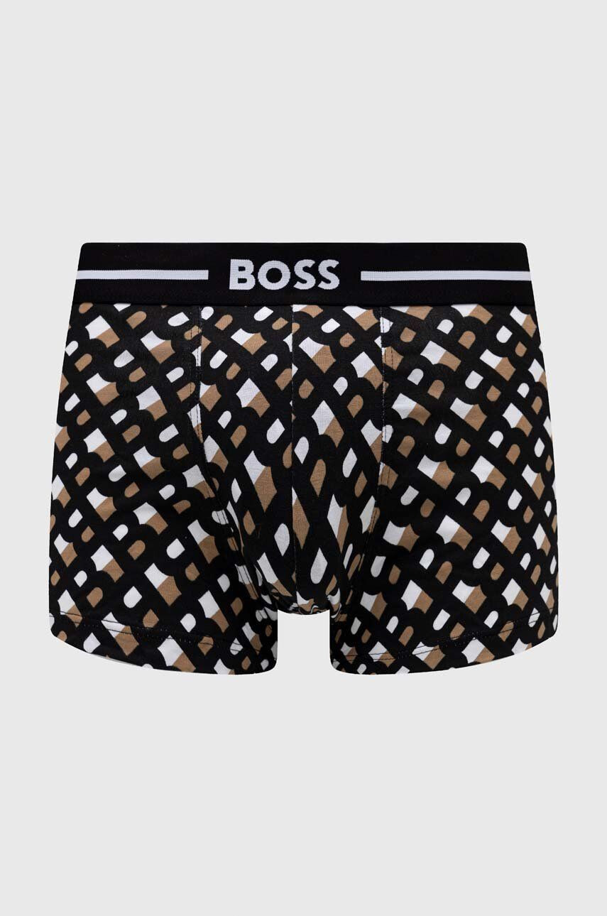 Boss Boksarice 3-pack moški črna barva - Pepit.si