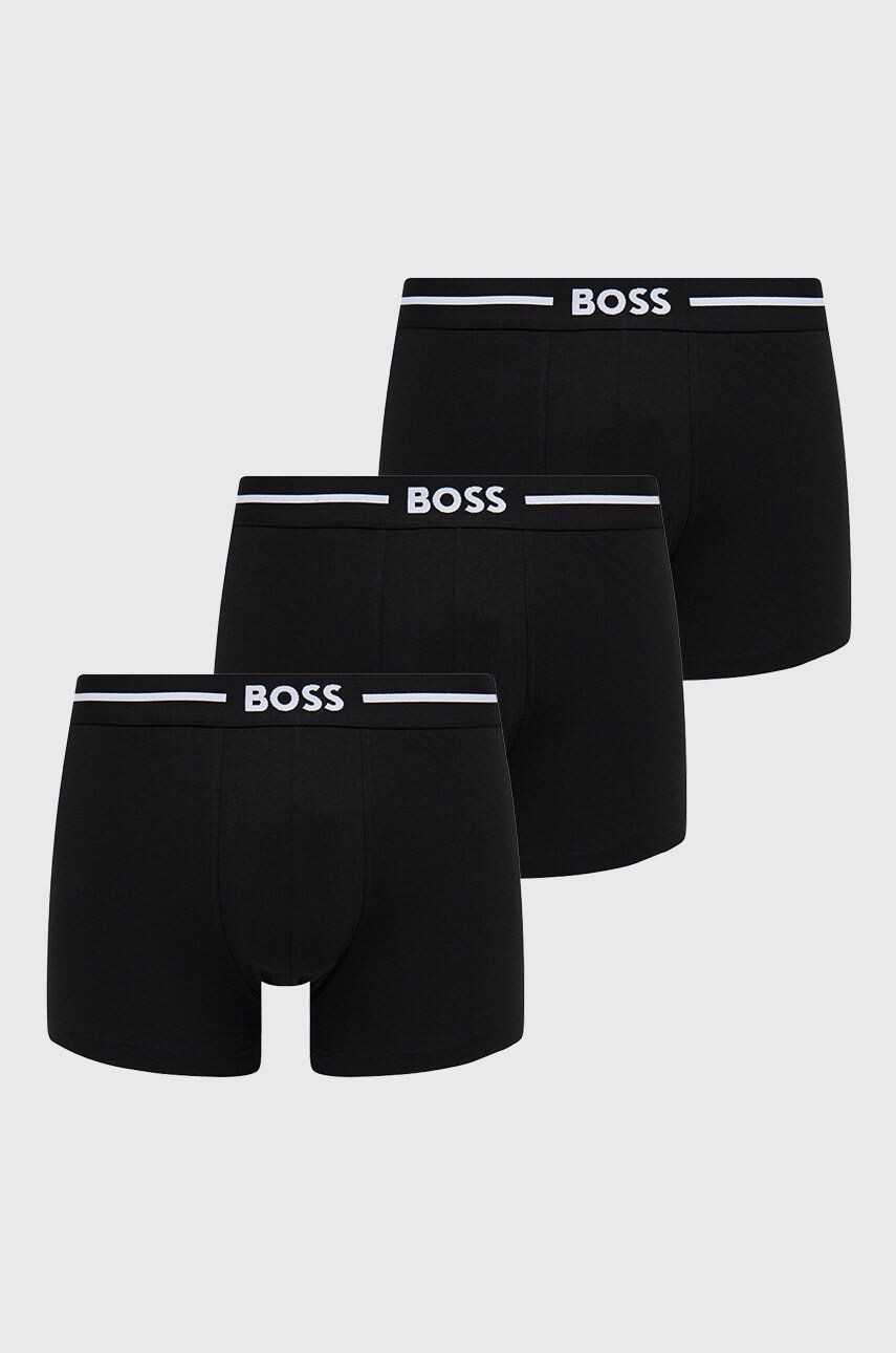 Boss Boksarice 3 - Pack moške črna barva - Pepit.si