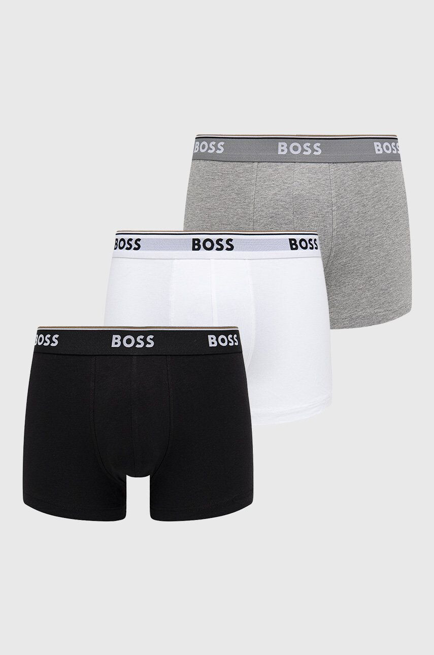 Boss Boksarice 3 - Pack moške bela barva - Pepit.si