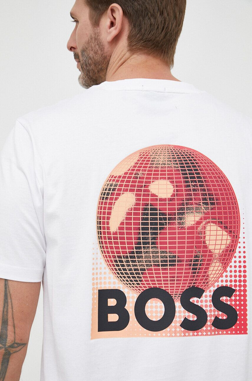 Boss Orange Dvostranski bombažen t-shirt BOSS - Pepit.si