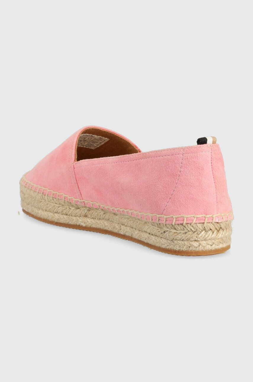 Boss Espadrile iz semiša Madeira roza barva 50493089 - Pepit.si