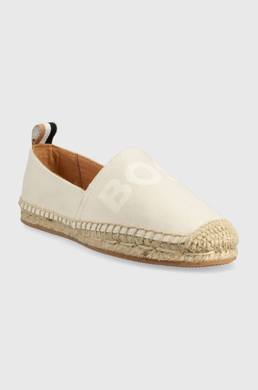 Boss Espadrile Madeira Slon bela barva - Pepit.si