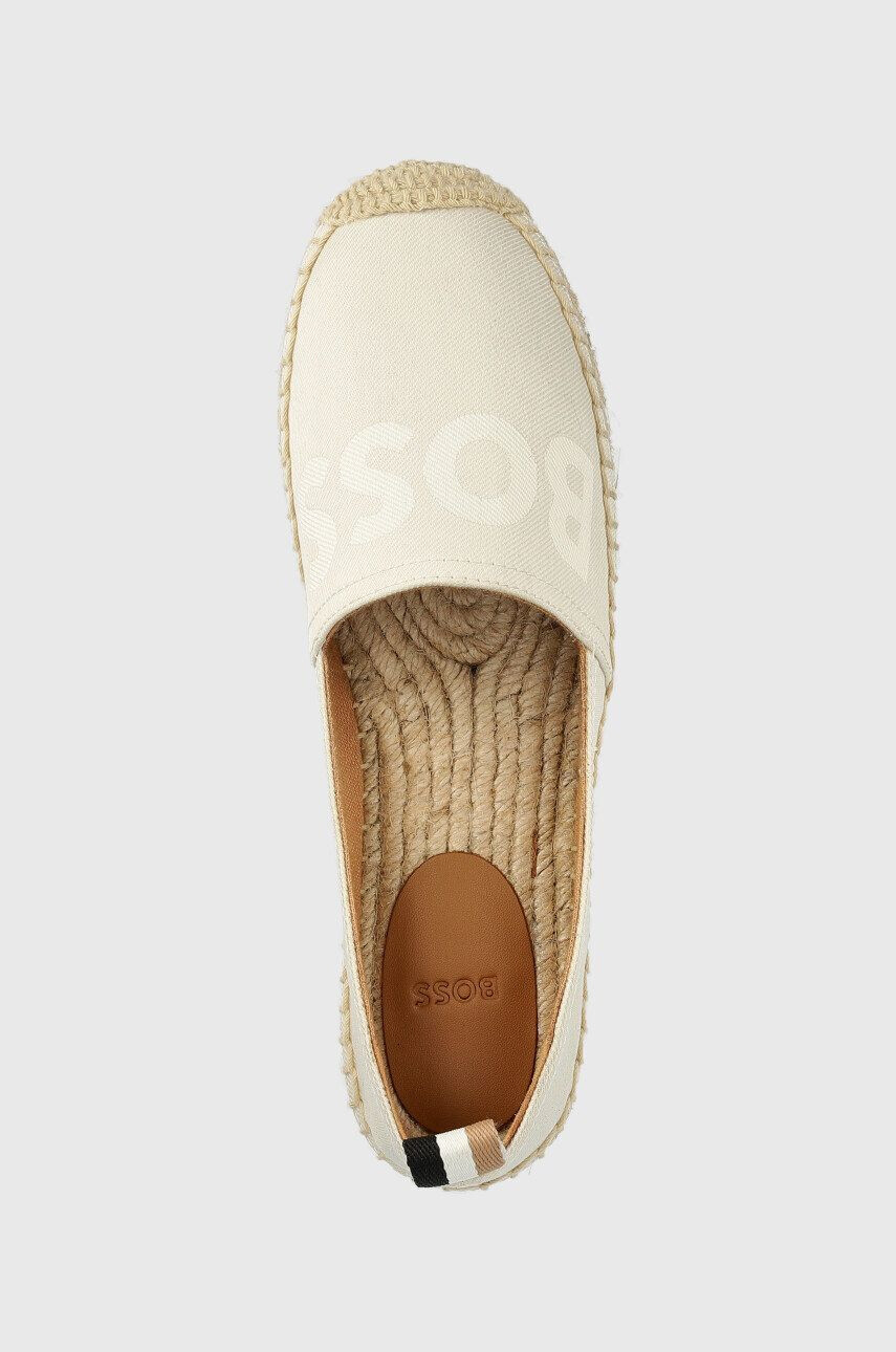 Boss Espadrile Madeira Slon bela barva - Pepit.si