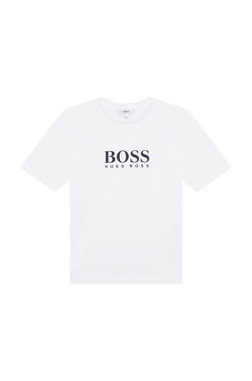 Boss Otroški bombažen t-shirt - Pepit.si