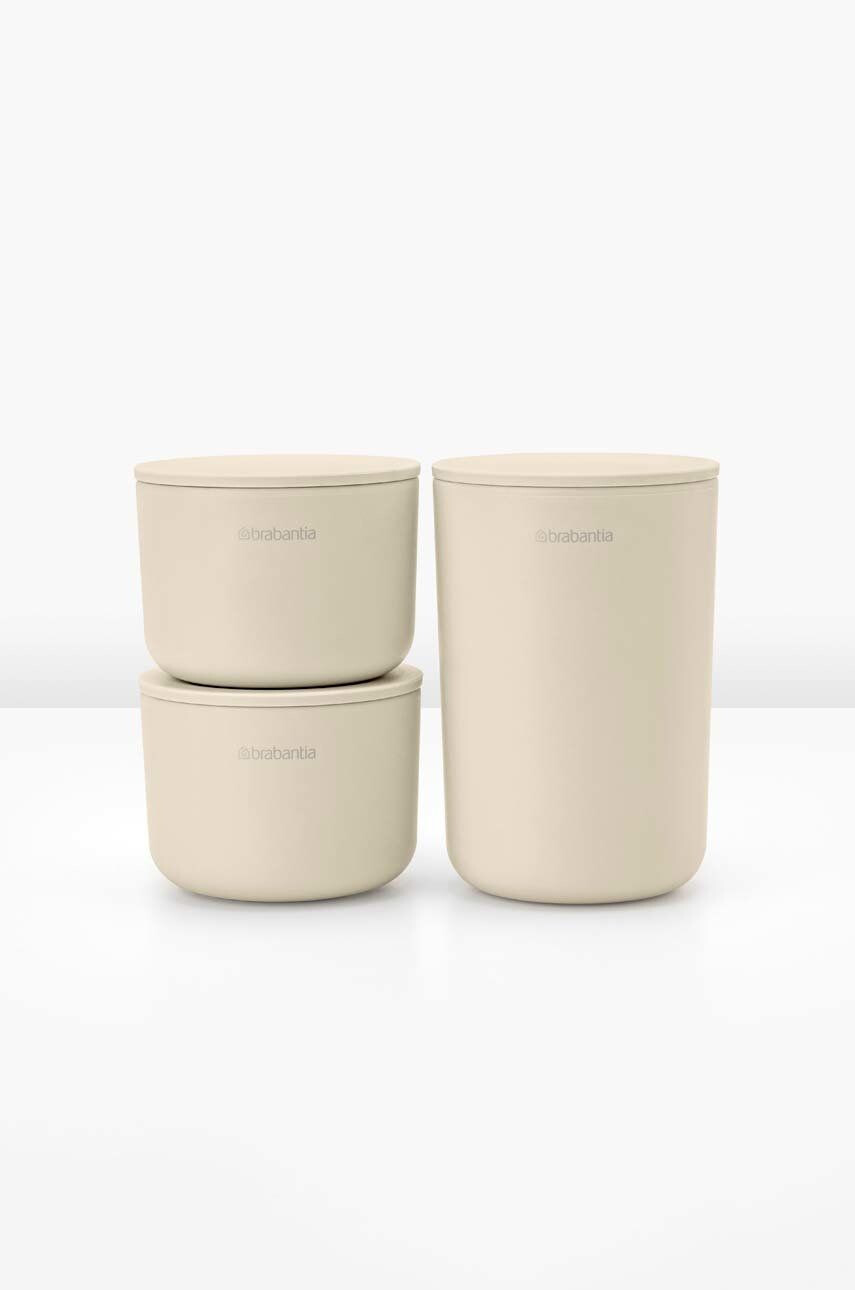 Brabantia Komplet posod za shranjevanje s pokrovi 3-pack - Pepit.si