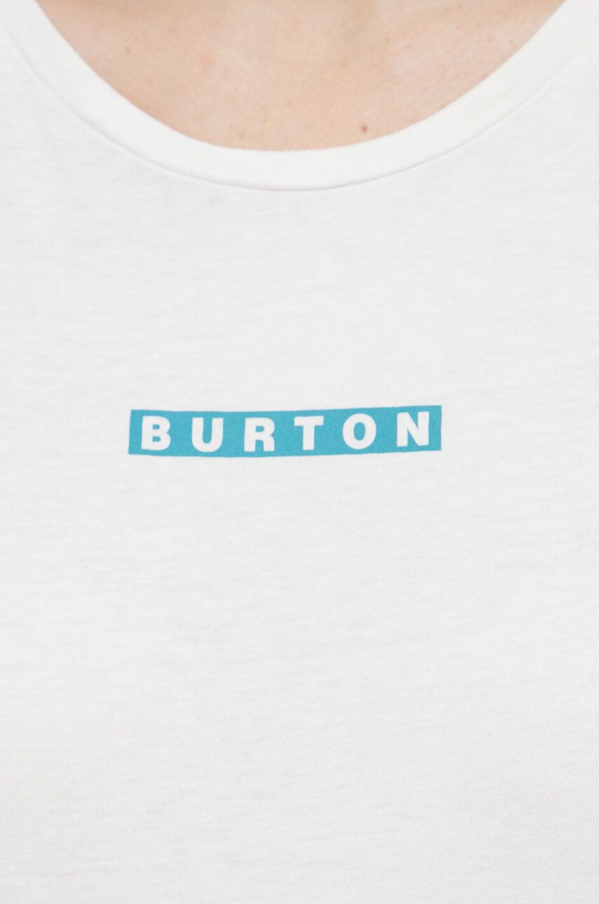 Burton Bombažen t-shirt bela barva - Pepit.si